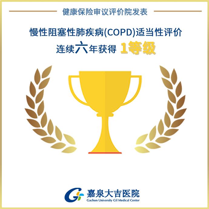  嘉泉大吉医院,慢性阻塞性肺疾病适当性评价1等级